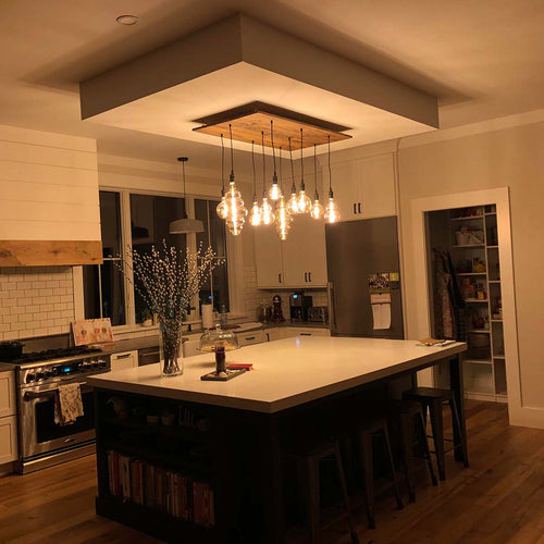 Wood Chandelier  light fixture