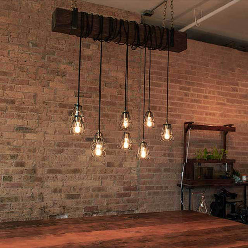 9 Pendant Beam Wrap  light fixture