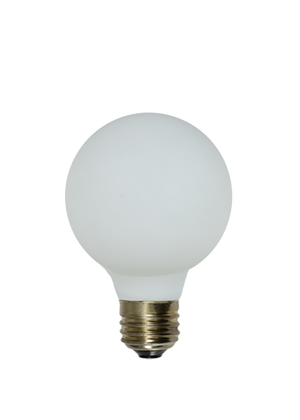 Bulb: LED - Porcelain Matte White 3" Globe