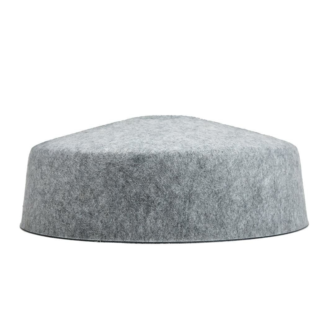 Grey 16" Dome Felt Shade