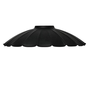 Black Ruffle Shade Hangout Lighting 