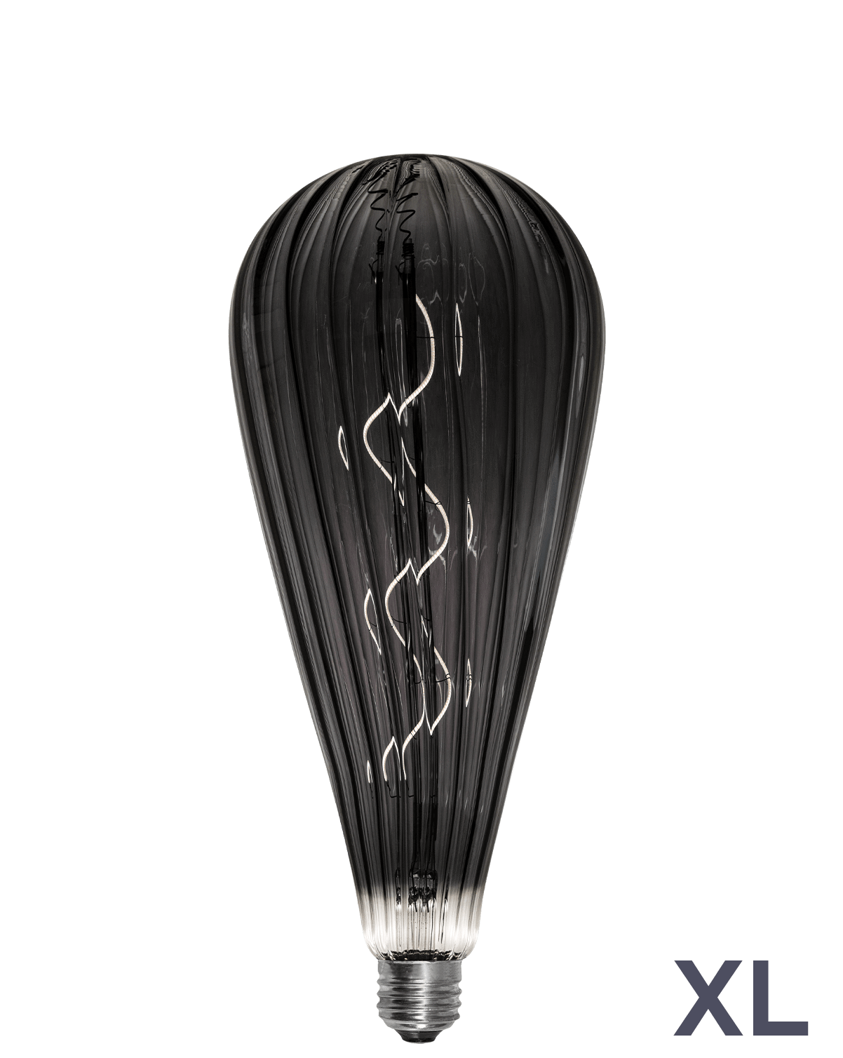 Bulb: LED XL Smoke Lined Teardrop Hangout Lighting 