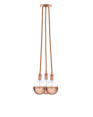 Cluster Chandelier - Even: Rust and Copper Hangout Lighting 3 Even