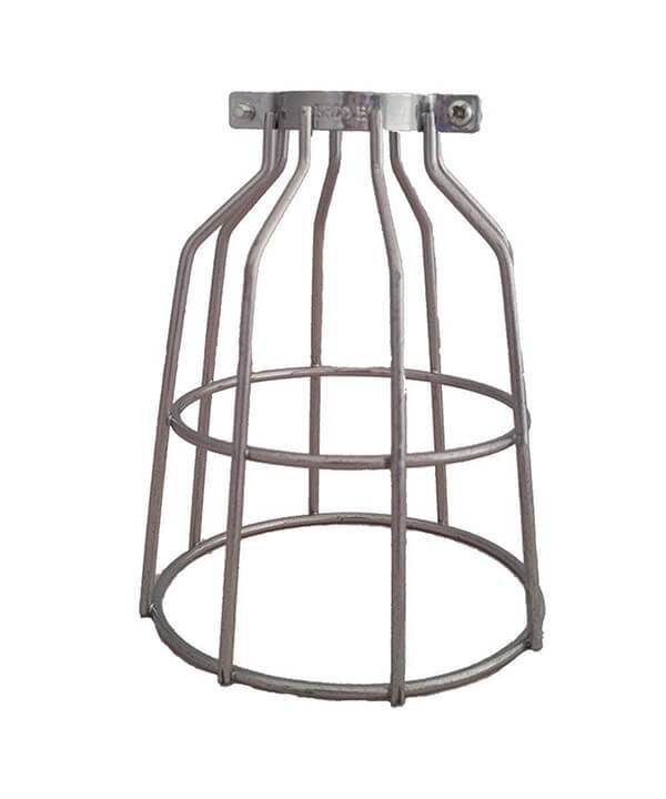 Steel Round Light Bulb Cage Hangout Lighting 